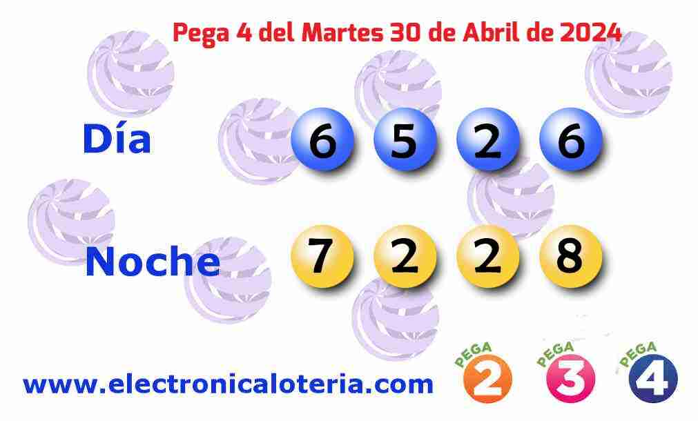 Pega 4 del Martes 30 de Abril de 2024