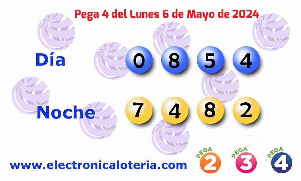 Pega 4 del Lunes 6 de Mayo de 2024