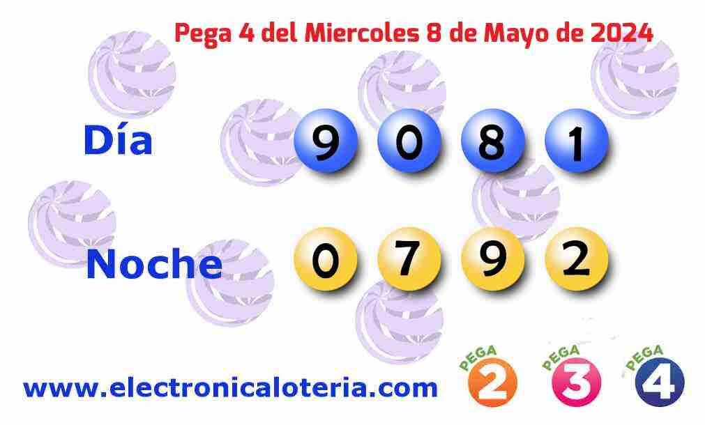 Pega 4 del Miércoles 8 de Mayo de 2024