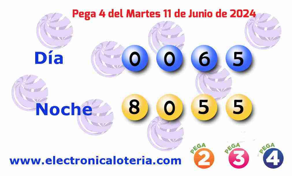 Pega 4 del Martes 11 de Junio de 2024