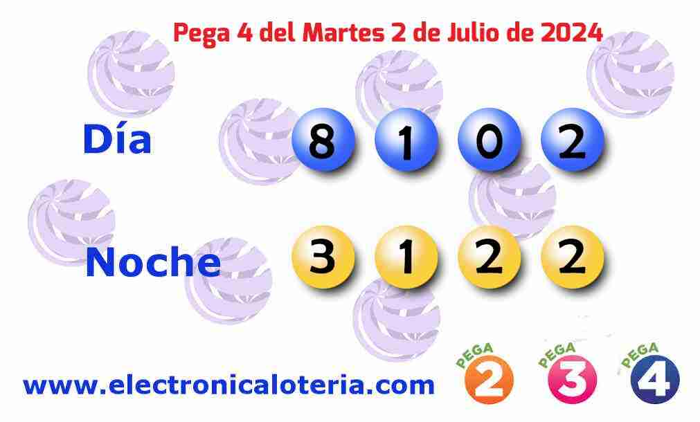 Pega 4 del Martes 2 de Julio de 2024