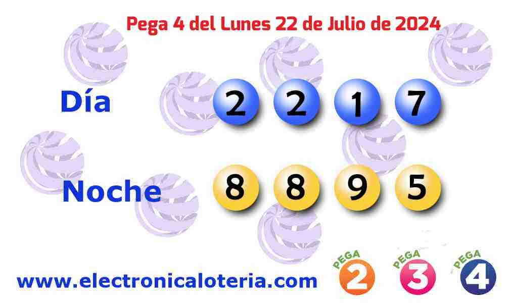 Pega 4 del Lunes 22 de Julio de 2024