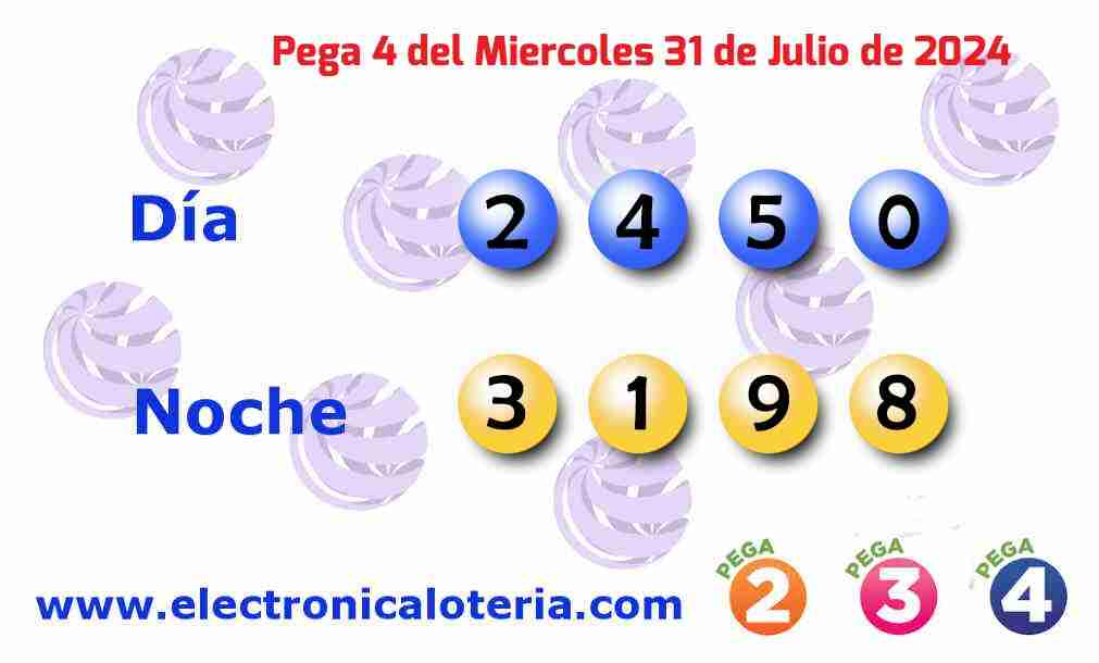 Pega 4 del Miércoles 31 de Julio de 2024