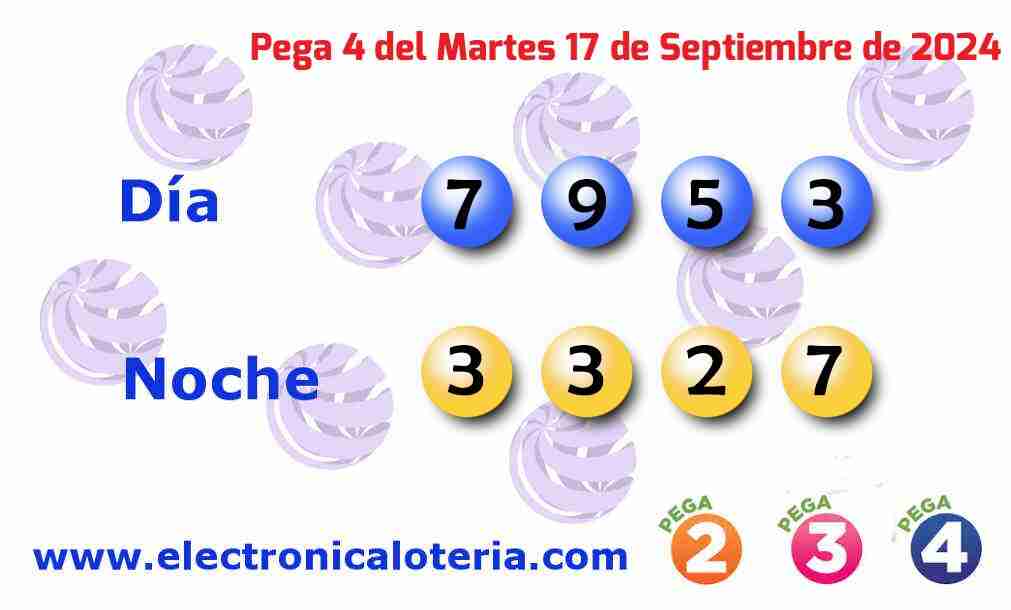 Pega 4 del Martes 17 de Septiembre de 2024