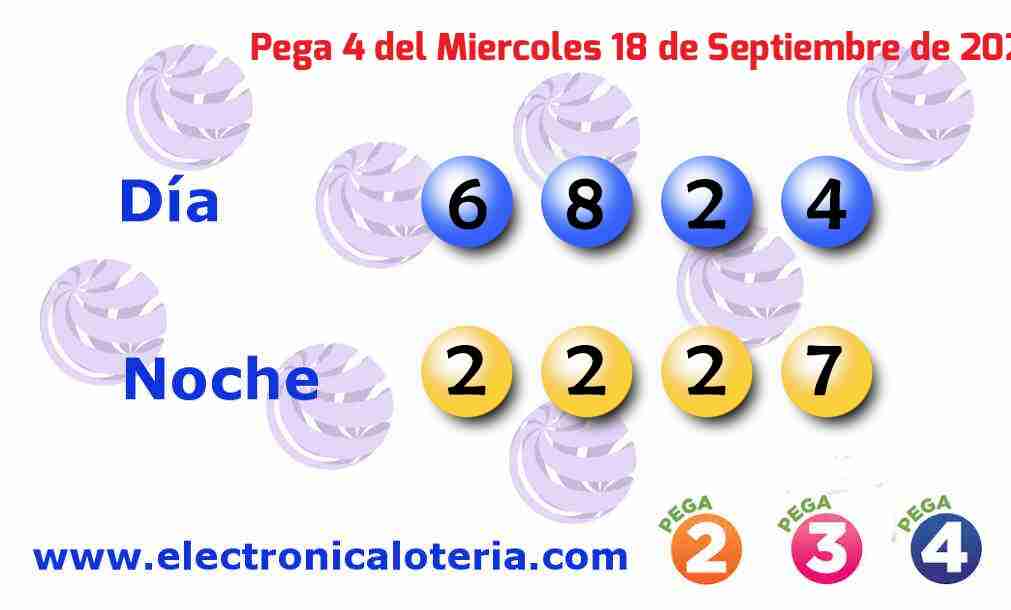 Pega 4 del Miércoles 18 de Septiembre de 2024