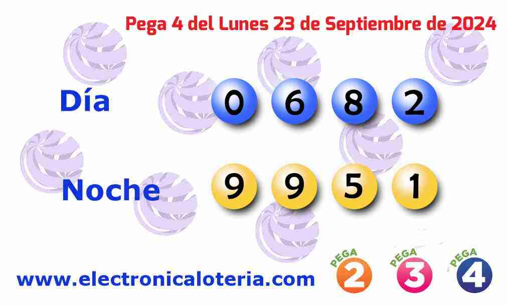 Pega 4 del Lunes 23 de Septiembre de 2024