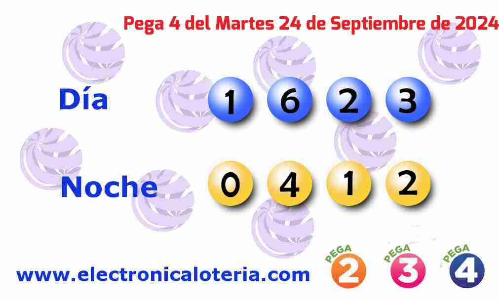 Pega 4 del Martes 24 de Septiembre de 2024