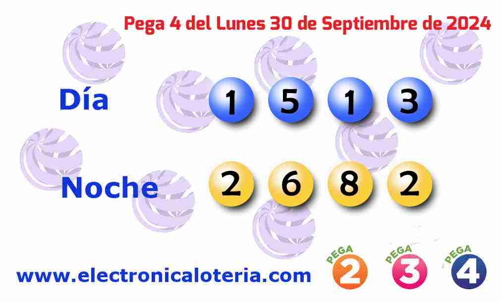 Pega 4 del Lunes 30 de Septiembre de 2024