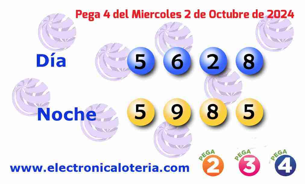 Pega 4 del Miércoles 2 de Octubre de 2024