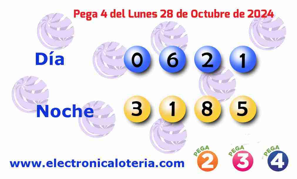 Pega 4 del Lunes 28 de Octubre de 2024