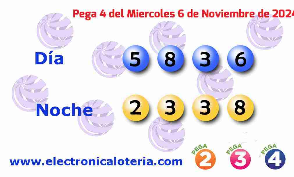 Pega 4 del Miércoles 6 de Noviembre de 2024