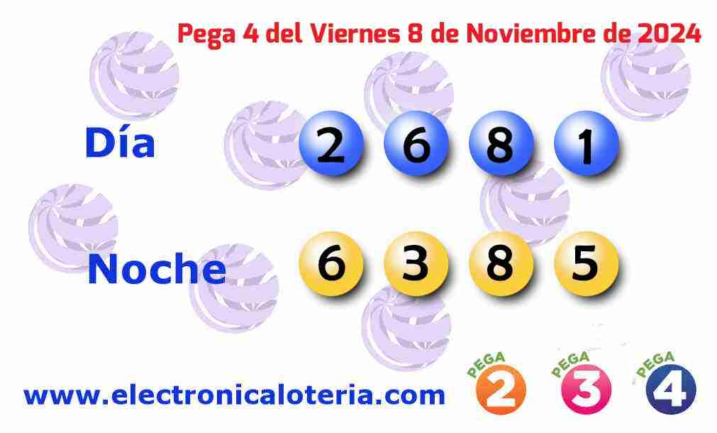 Pega 4 del Viernes 8 de Noviembre de 2024