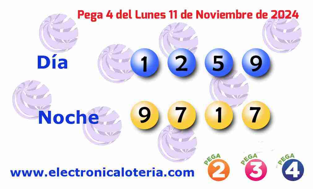 Pega 4 del Lunes 11 de Noviembre de 2024