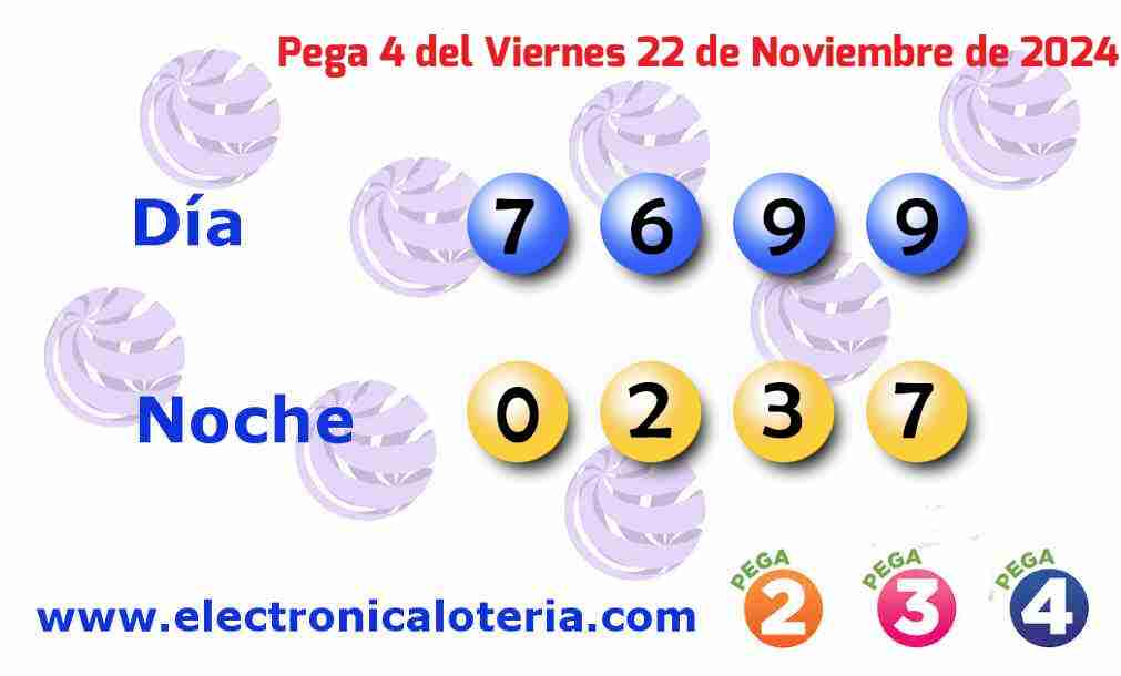 Pega 4 del Viernes 22 de Noviembre de 2024