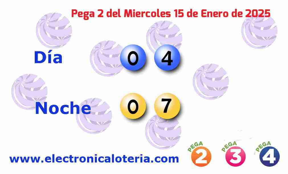 Pega 2 del Miércoles 15 de Enero de 2025